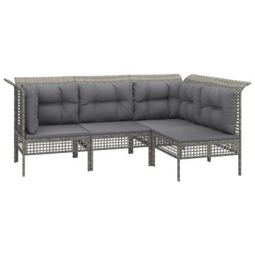 Garten lounge set poly-rattan