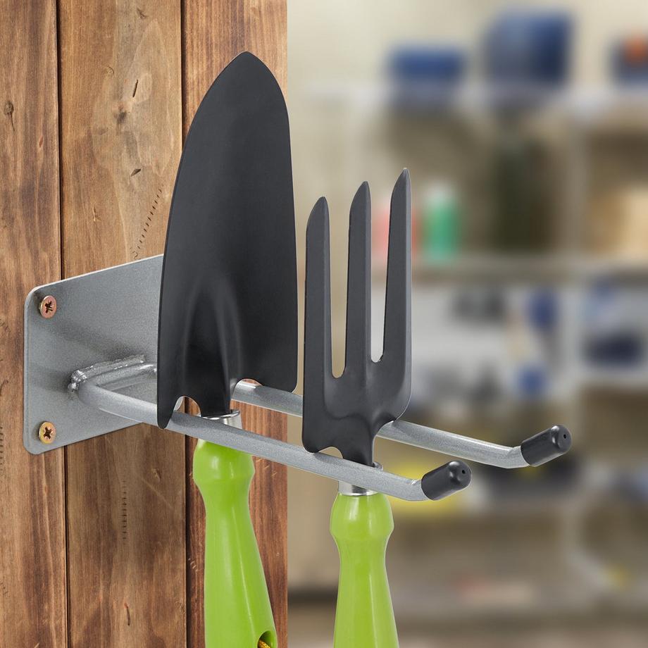 B2X Crochet mural long en argent  