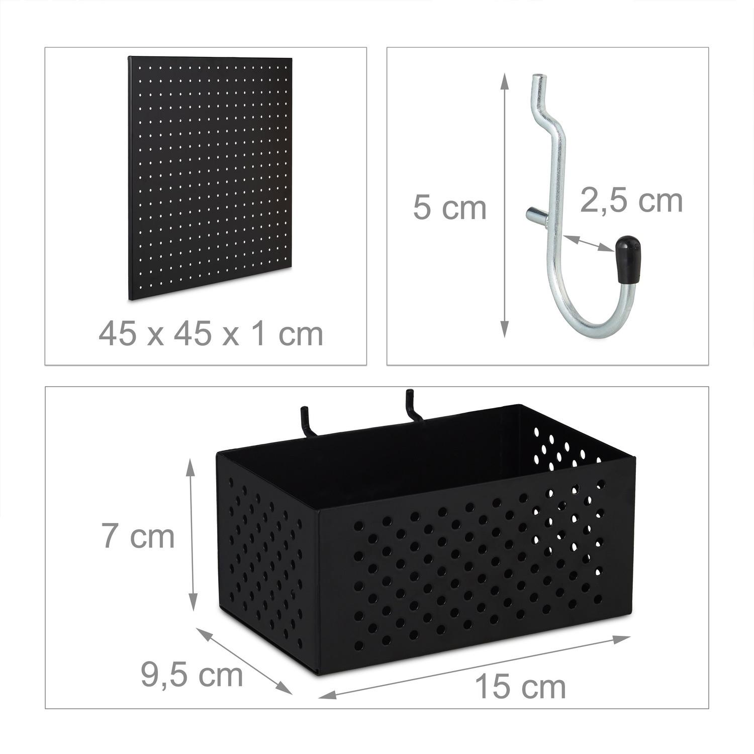 Northix Werkzeughalterwand mit Zubehör  