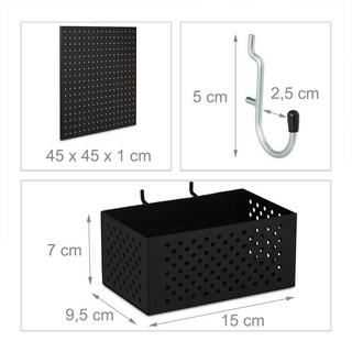 Northix Werkzeughalterwand mit Zubehör  