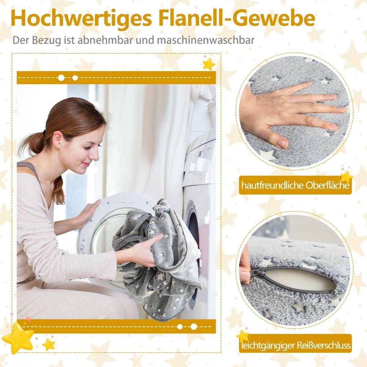 Northix 2-in-1-Kindersofa – Leuchtet im Dunkeln  