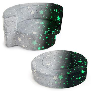Divano per bambini 2 in 1 – Si illumina al buio