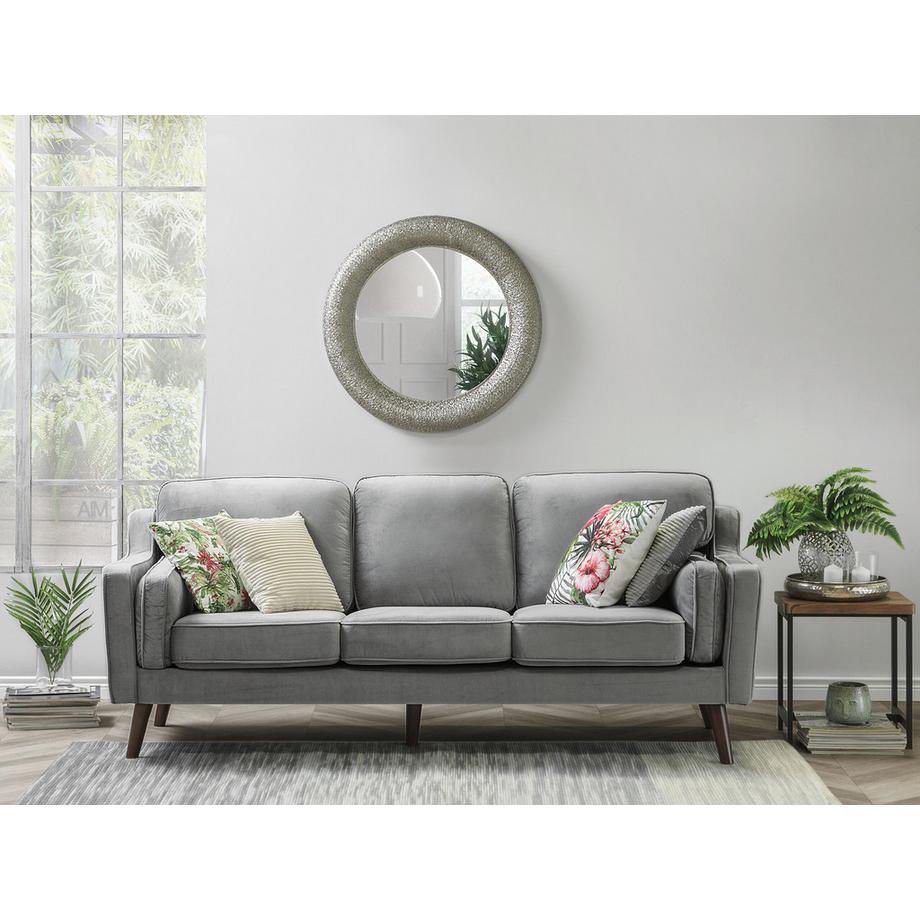 Beliani Canapé 3 places en Velours Glamour LOKKA  