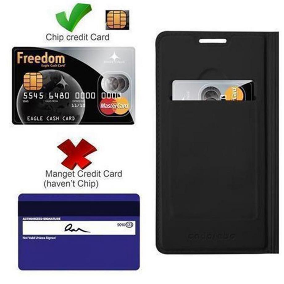 Cadorabo  Hülle für Samsung Galaxy XCover 4  XCover 4s Magnetverschluss, Kartenfach 