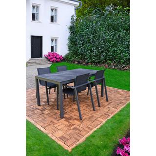 mutoni pleasure Gartentisch Sophia anthrazit 158x90  