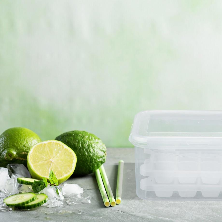 Northix Ensemble de moules à glaçons avec boîte et couvercle  