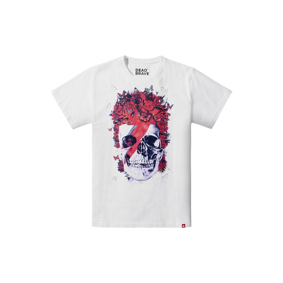 Joe Browns T-Shirt Graphique Dead Brave avec Imprimé Crâne et Papillon  