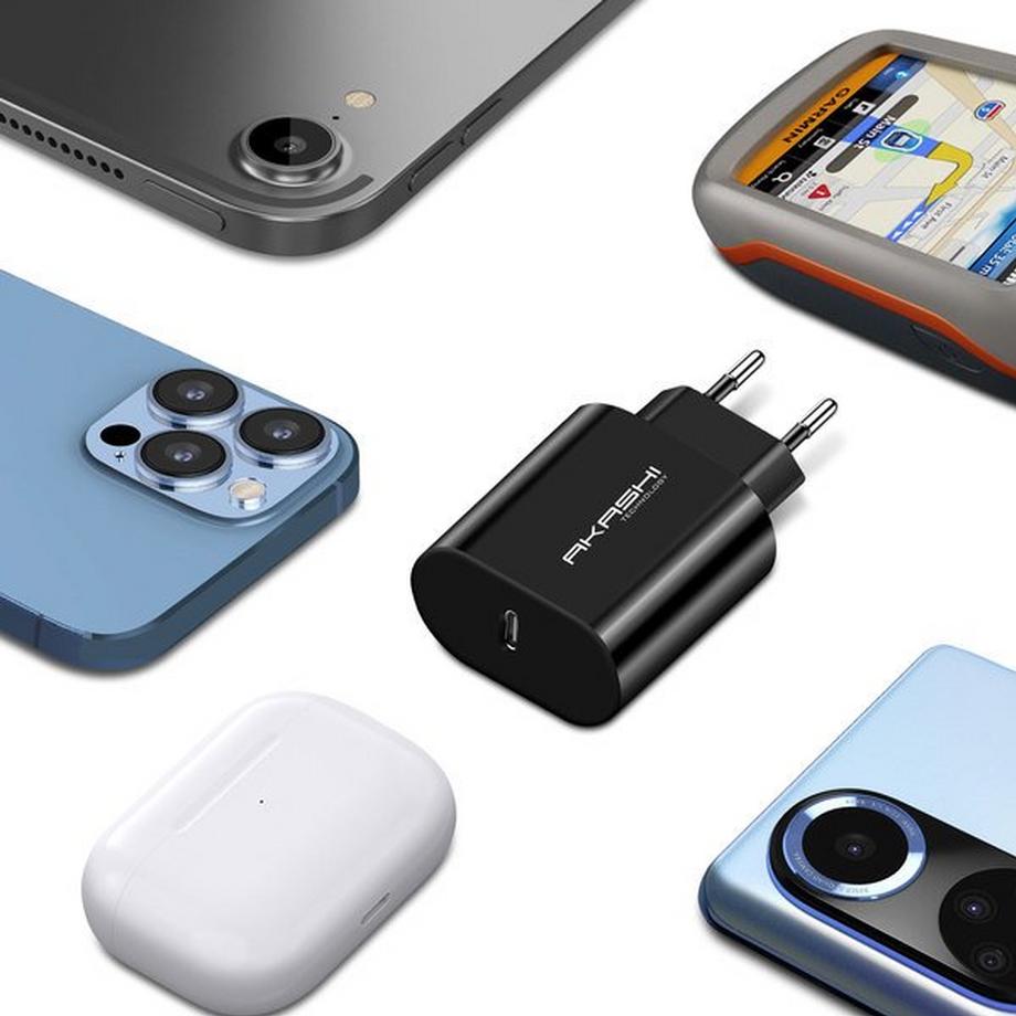 Akashi  Chargeur Secteur USB Type-C Akashi 