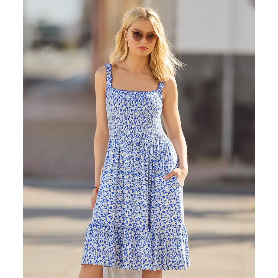 Joe Browns Abito Jersey Stampa Margherite  