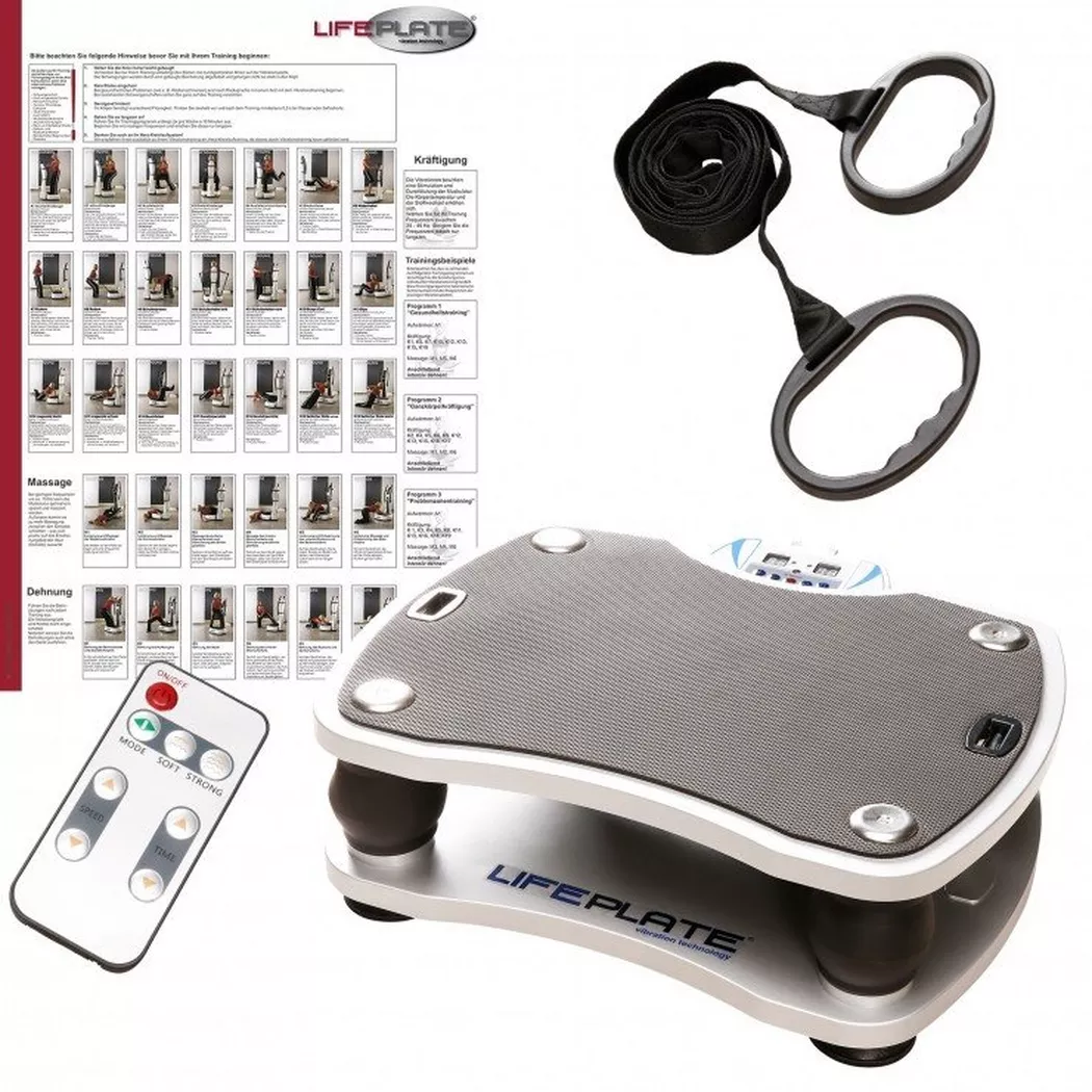 Maxxus - Vibrationsplatte LifePlate 1.0, One Size, Silber