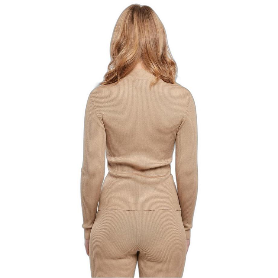 URBAN CLASSICS Rippstrick Rollkragenpullover  