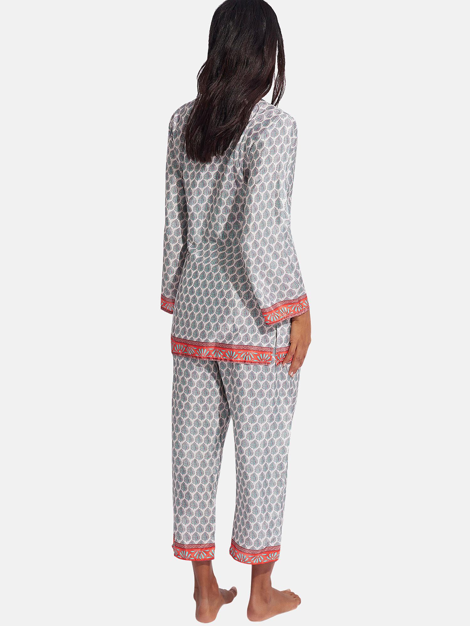 Selmark  Pyjama Hausanzug Pantacourt Tunika Homewear P81 