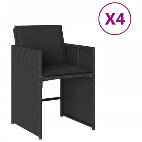 VidaXL Gartenstuhl poly-rattan  