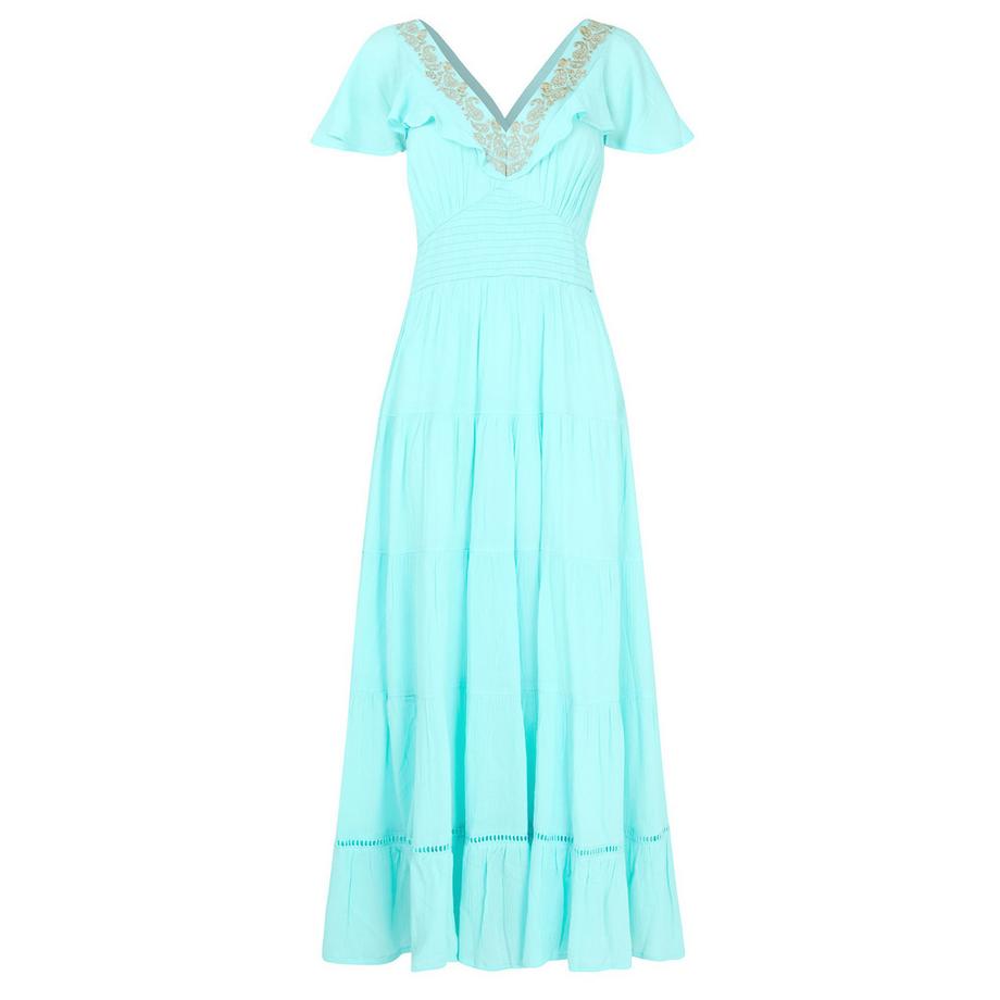 Joe Browns Abito Maxi Ricamato con Corpetto Smockato  