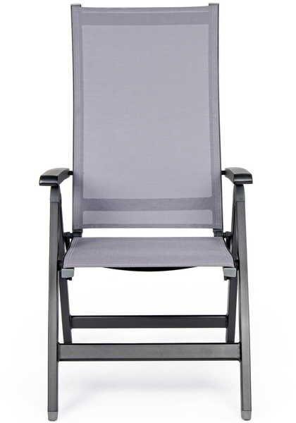 mutoni Fauteuil de jardin pliant Cruise anthracite GK52  