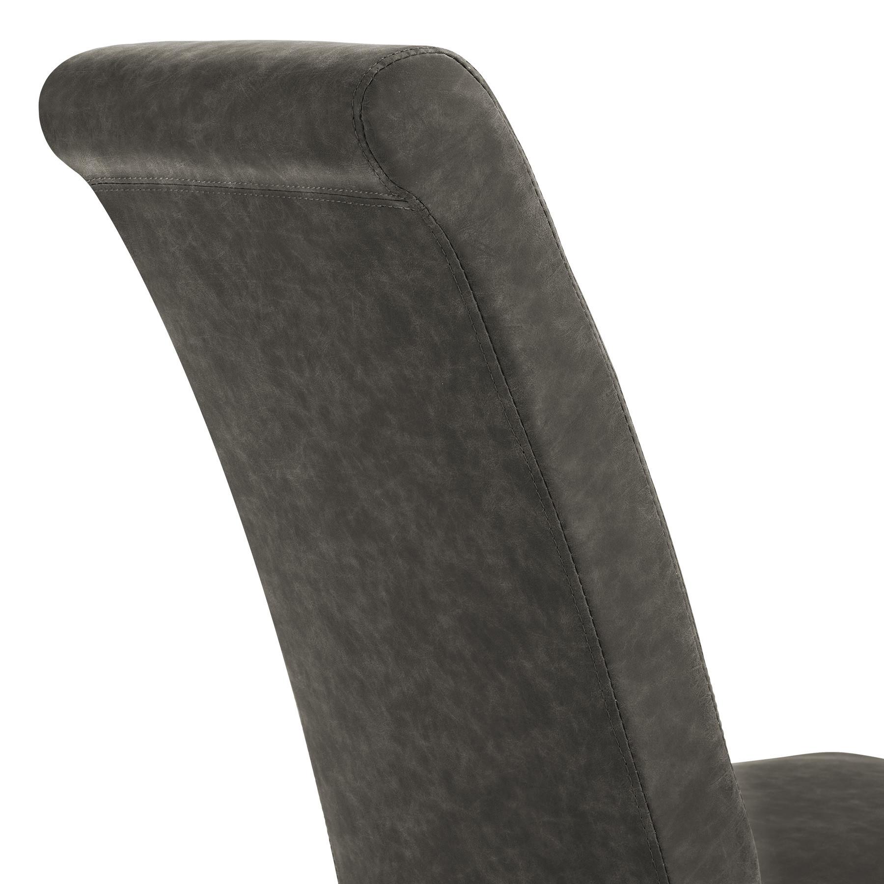 Tectake Chaise aspect cuir  