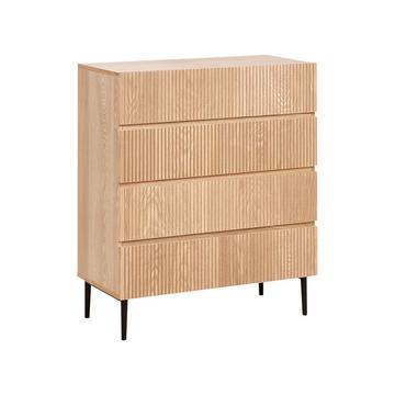 Cassettiera 4 cassetti en Fibra a media densità (MDF) Moderno BLYTHE