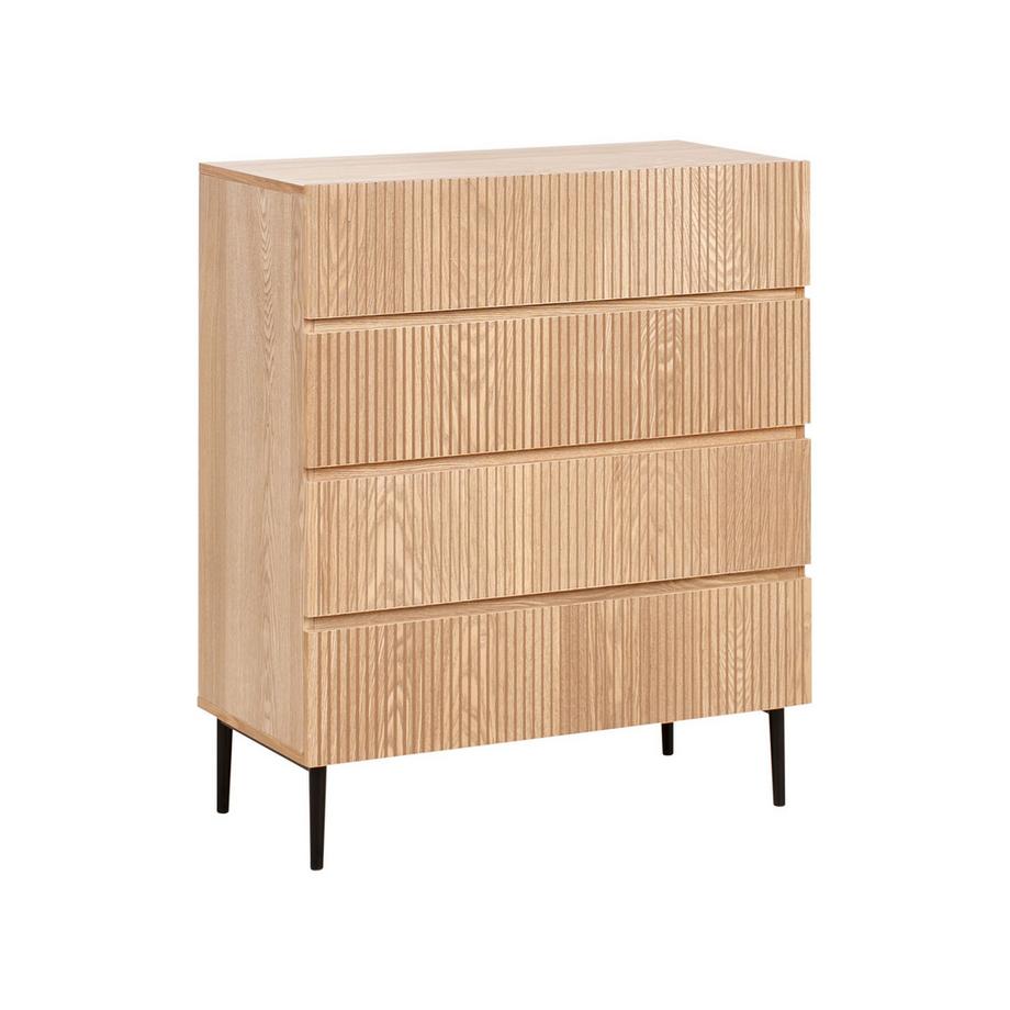 Kommode mit 4 Schubladen aus MDF-Platte Modern BLYTHE