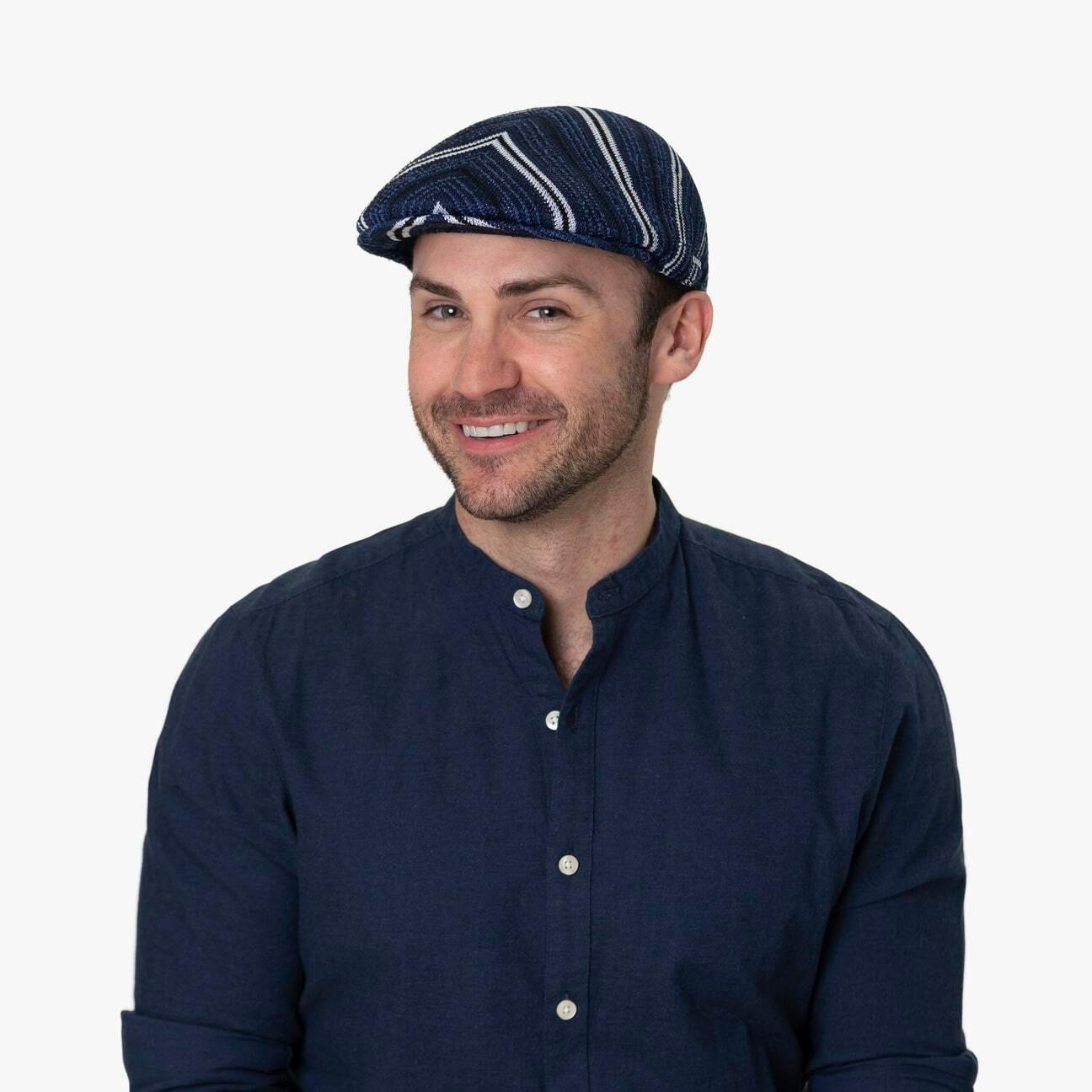 KANGOL  berretto kango diagona stripes 