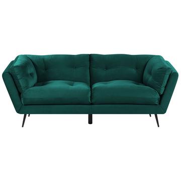 3 Sitzer Sofa aus Samtstoff Retro LENVIK