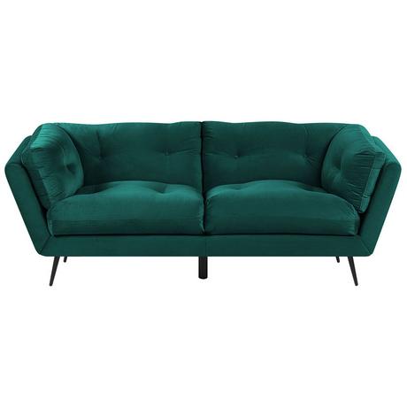 Beliani 3 Sitzer Sofa aus Samtstoff Retro LENVIK  