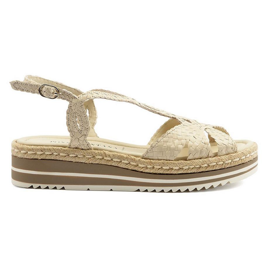 pons quintana Sandali piatti intrecciati  