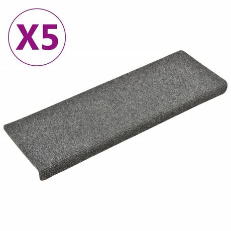 VidaXL Tapis de marches d'escalier  pcs aiguilleté polypropylène  