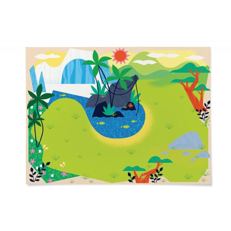 Crocodile Creek Coloring Stickers, Tiere  