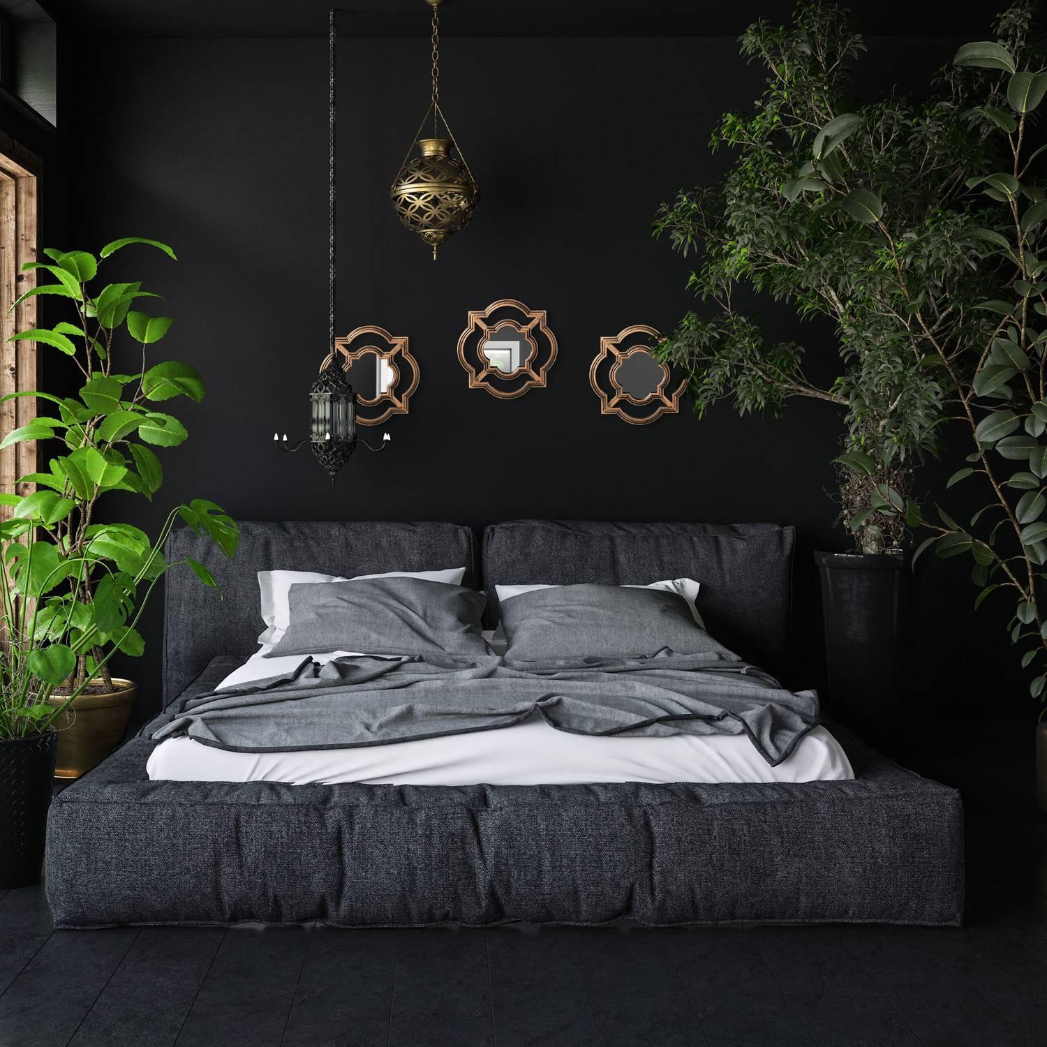 B2X Dekorativer Spiegel 3er Set  