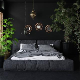 B2X Dekorativer Spiegel 3er Set  