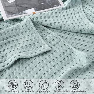 Alopini Coperta in Cotone Piqué a Nido d'Ape  