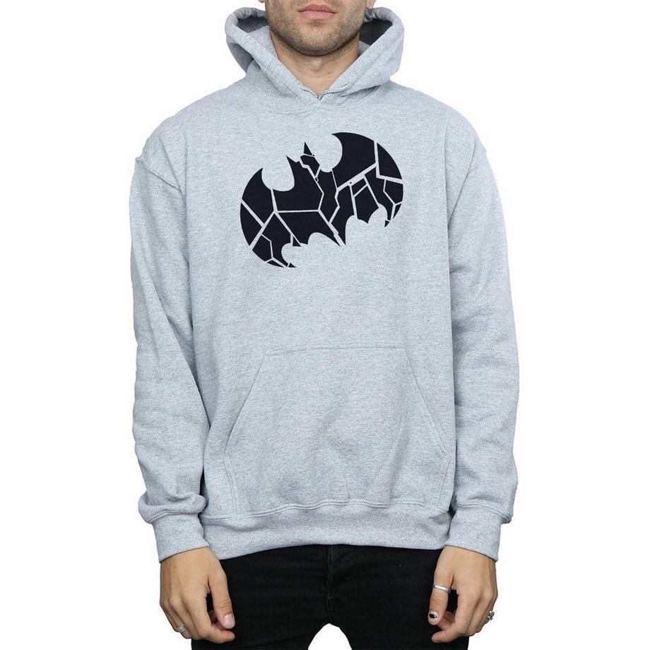 DC COMICS Batman Broken Logo Sweat à capuche  