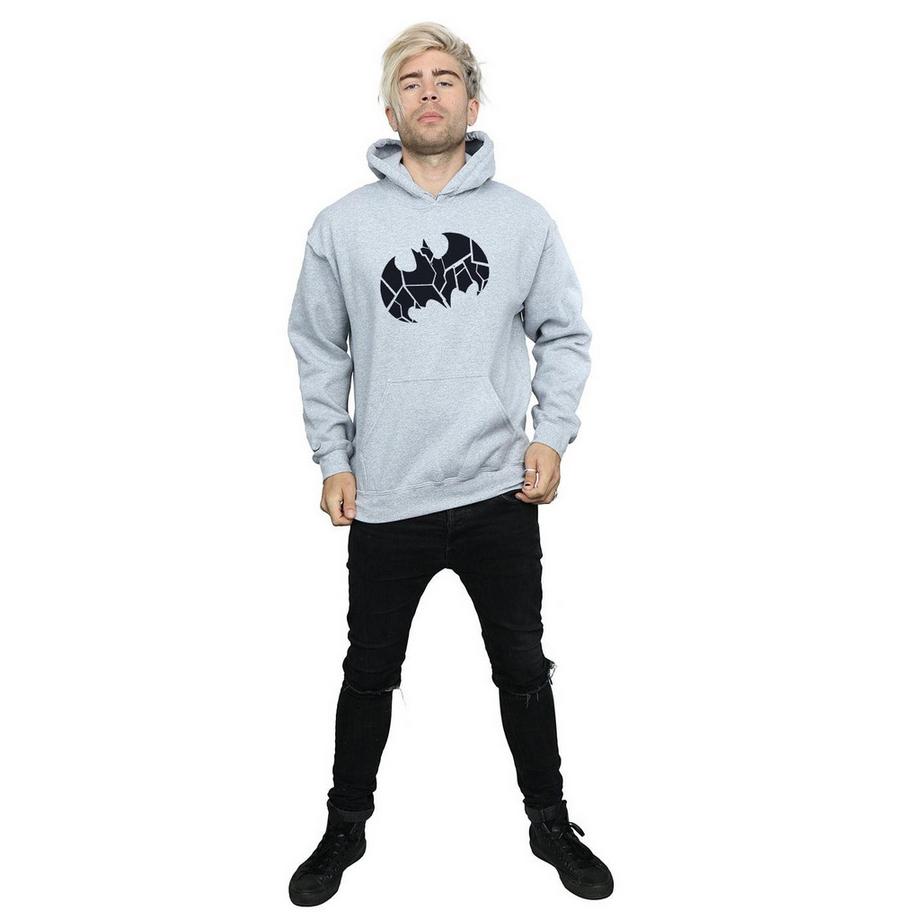 DC COMICS Batman Broken Logo Sweat à capuche  