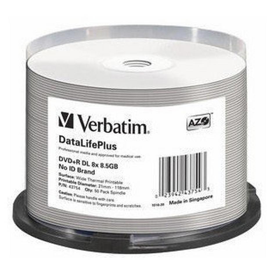 Verbatim DataLifePlus 8,5 GB DVD+R DL 50 Stück(e)