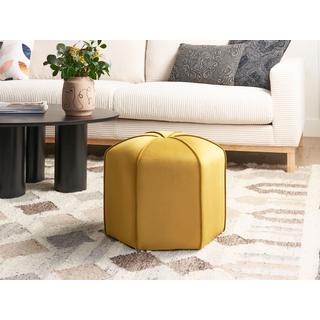 Beliani Pouf aus Samtstoff Modern WISHEK  