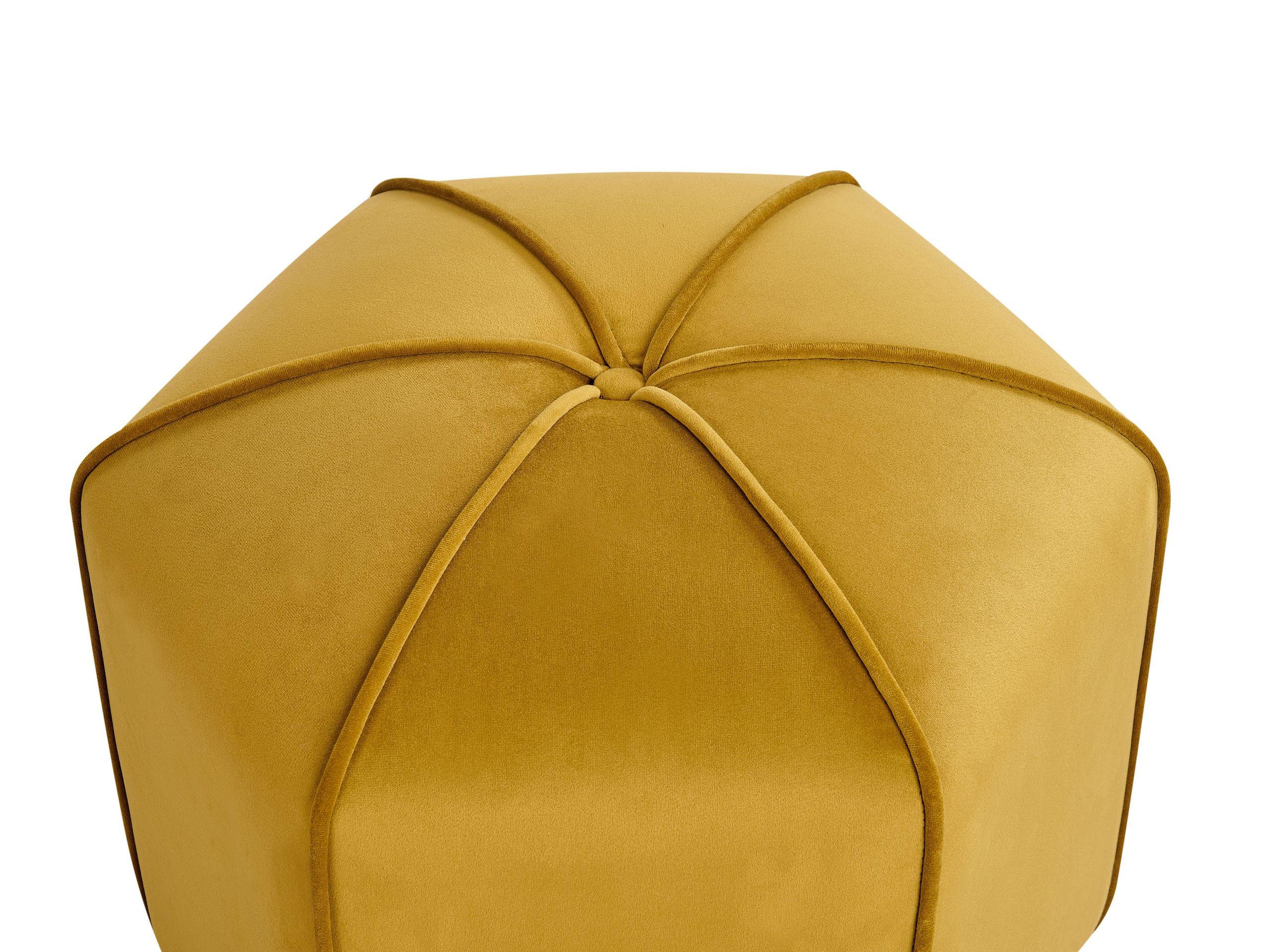 Beliani Pouf aus Samtstoff Modern WISHEK  