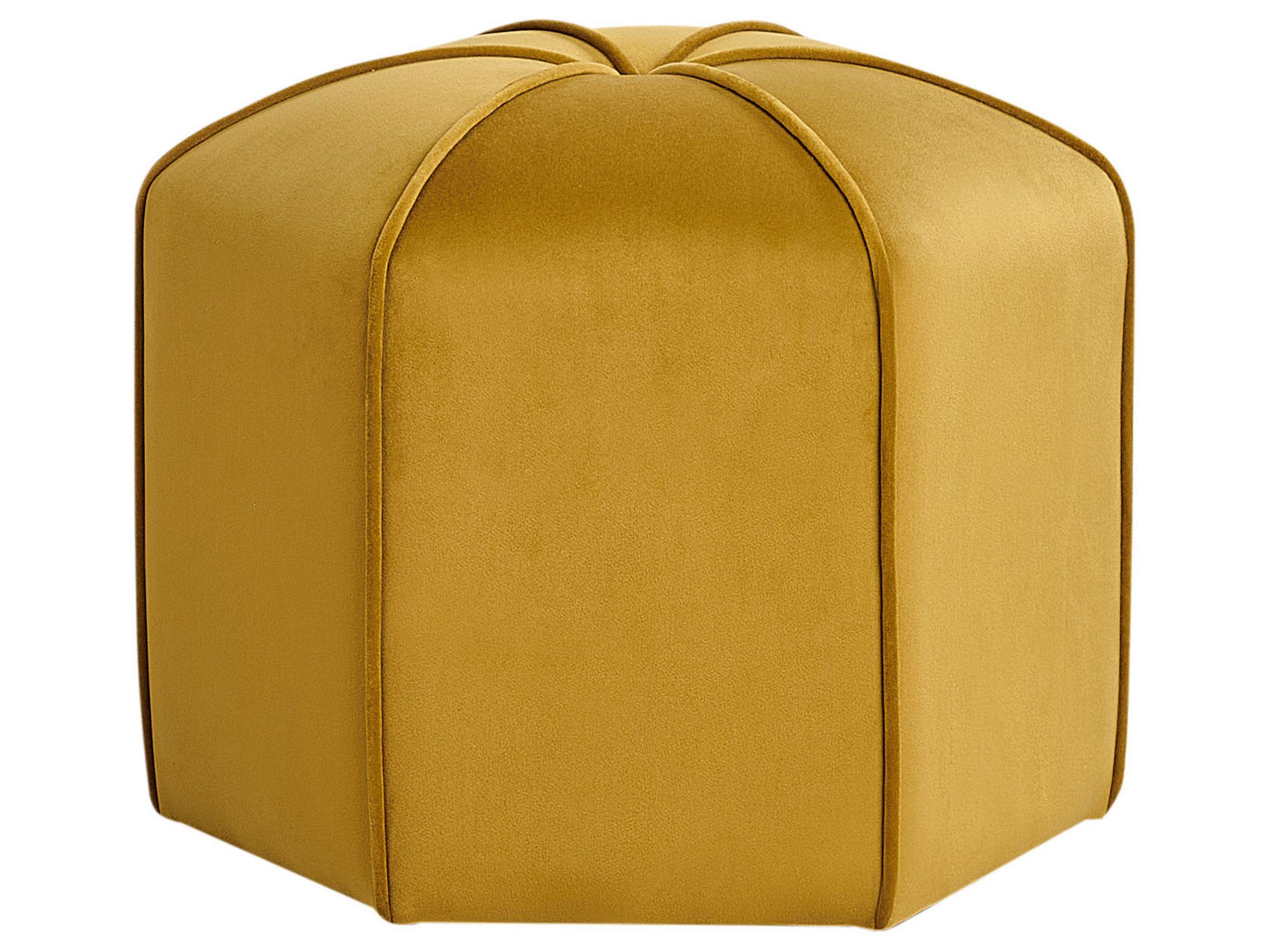 Beliani Pouf aus Samtstoff Modern WISHEK  