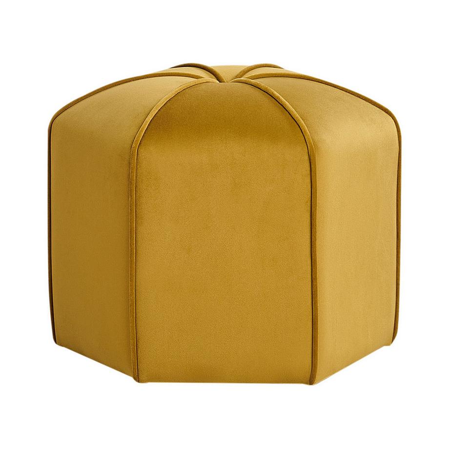 Beliani Pouf aus Samtstoff Retro WISHEK  