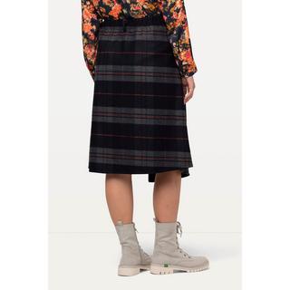 Ulla Popken Kiltrock Karo A-Linie Wickeloptik Komfortbund  