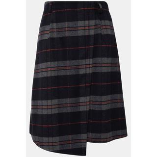Ulla Popken Kiltrock Karo A-Linie Wickeloptik Komfortbund  