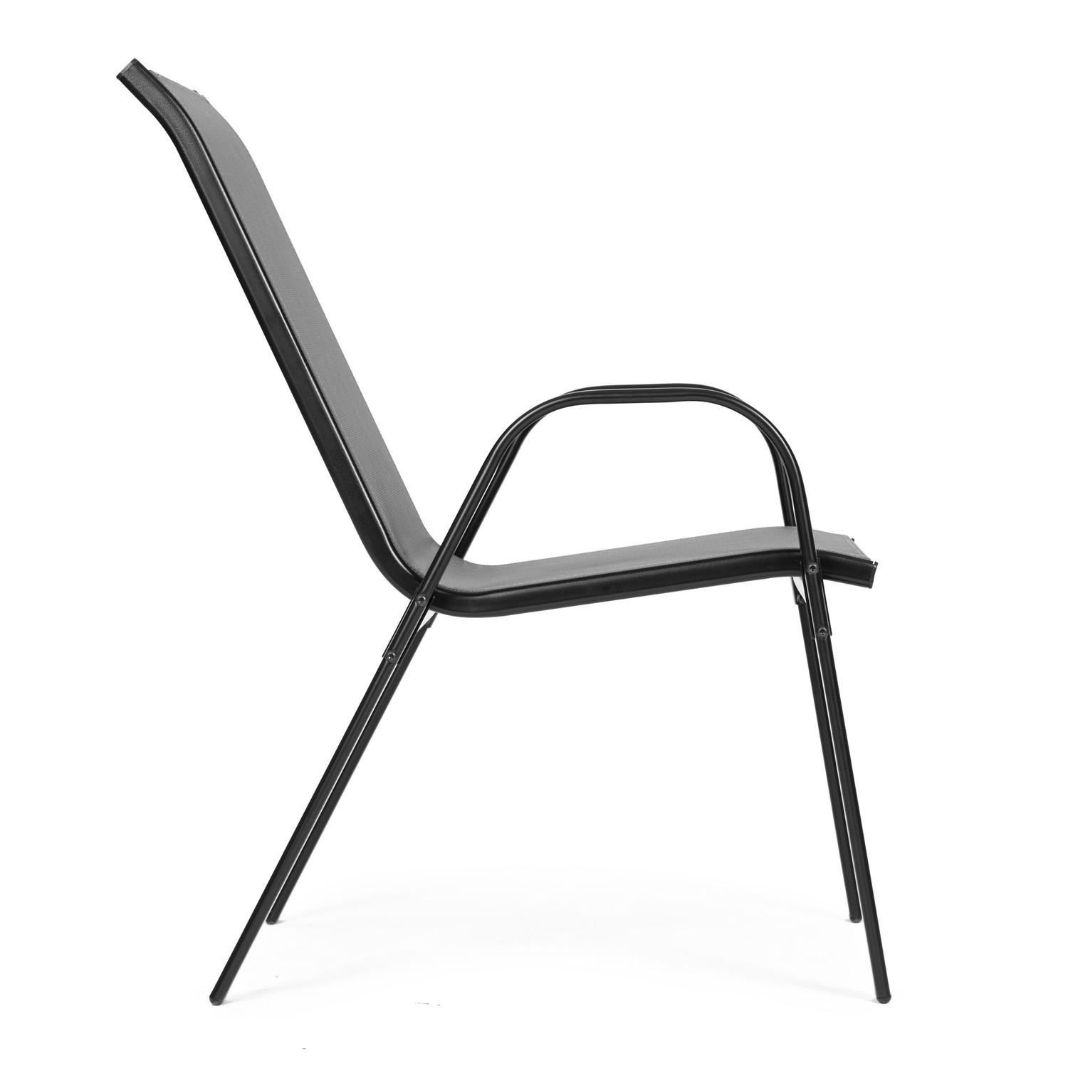 Northio Set di sedie da giardino per terrazzo, balcone, grigio  