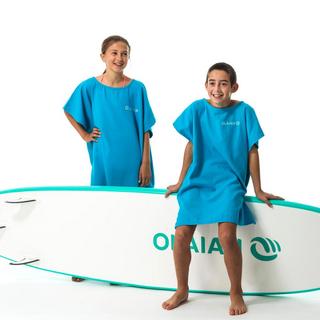 OLAIAN  PONCHO SURF 100 JUNIOR (2 tailles) Bleu 