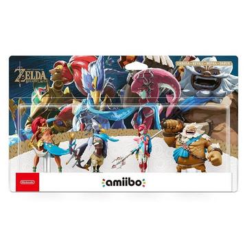 Amiibo Figur: Zelda BotW - Recken Set Urbosa - Revali - Mipha - Daruk (2018)