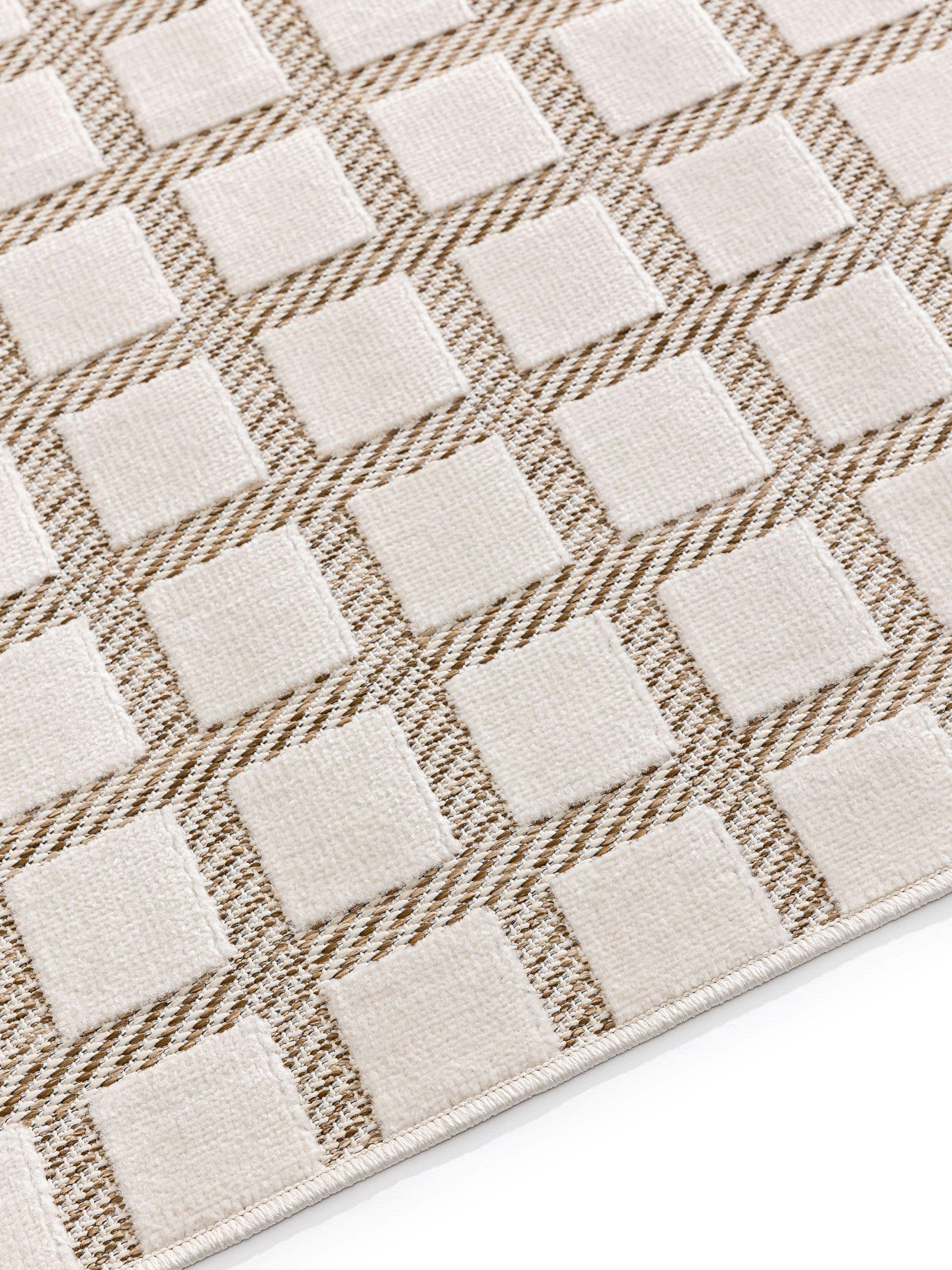 Benuta Tapis d'extérieur & intérieur Kaleo Crème/Beige  