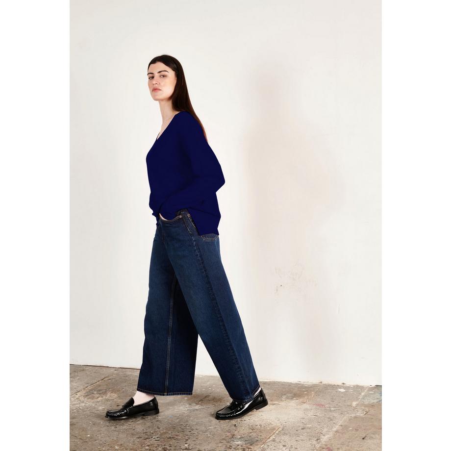 Studio Cashmere8 HANA 1 Pull col V en cachemire  