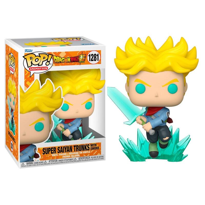 Funko  Figurine POP Dragon Ball Super Super Saiyan Trunks avec épée 