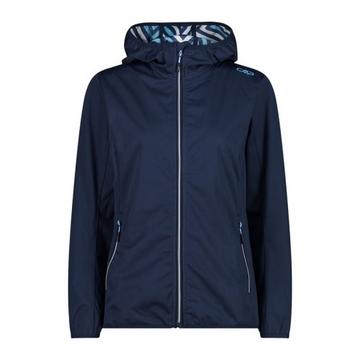 giacca impermeabile con cappuccio da con fodera stampata