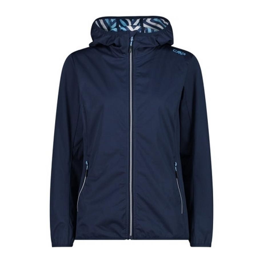 CMP Wasserdichte Kapuzenjacke mit bedrucktem Futter  