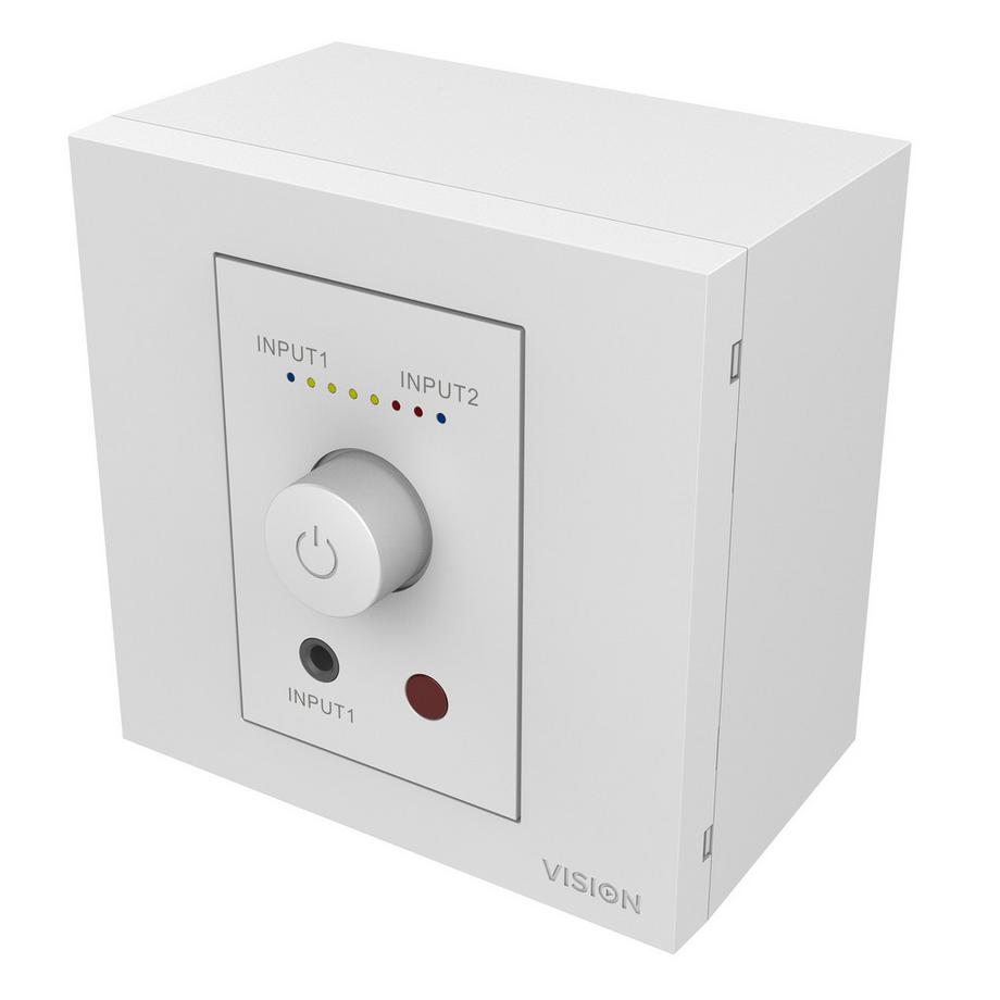 Vision  Vision TC3-AMP amplificateur audio 2.0 canaux Maison Blanc 
