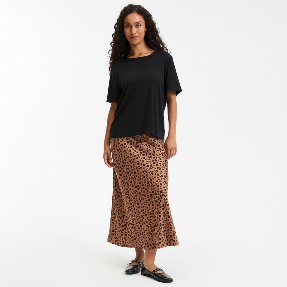 La Redoute Collections Rundhals Kurzarm T-Shirt  